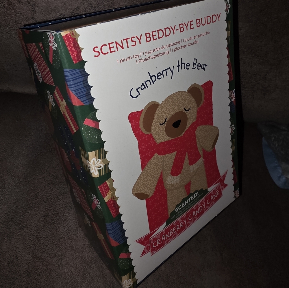 NEW Cranberry The Bear Scentsy Beddy-Bye Buddy - Picture 9 of 9